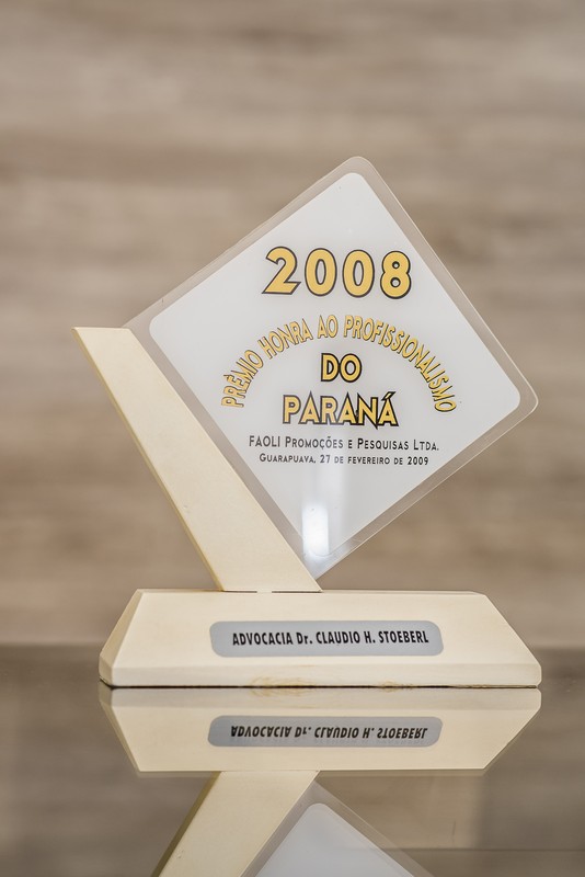 Prêmio Honra ao Profissionalismo do Paraná 2008